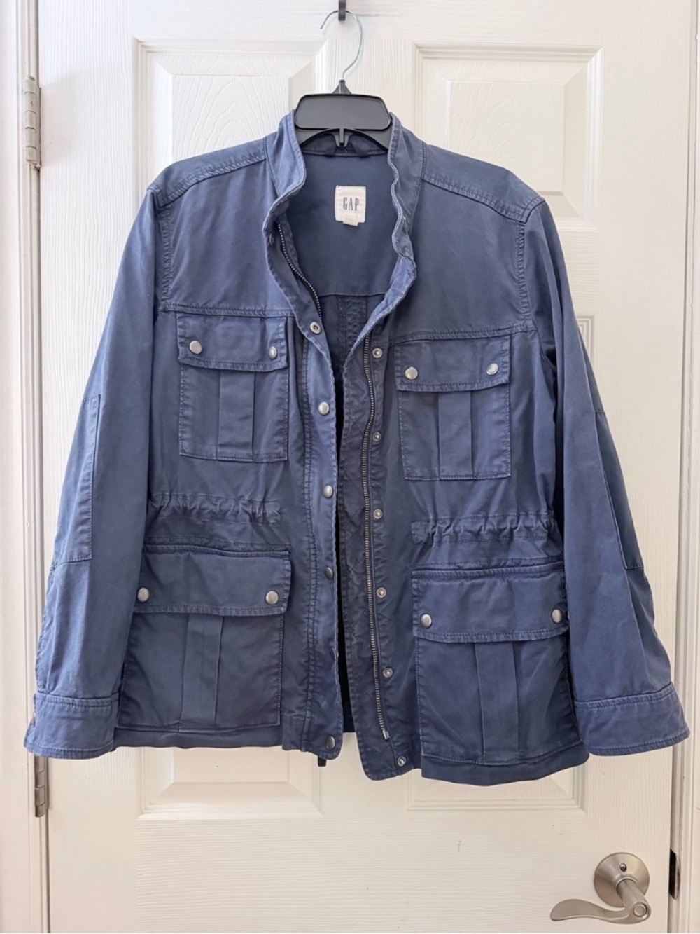 GAP Women's Slate Blue Utility Field Jacket